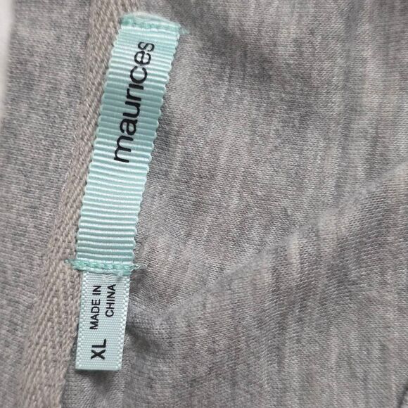 Maurices Aztec Print Lightweight Sweater XL Gray - Picture 6 of 8